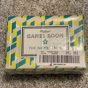 NWT NIP Ridley's The Name Game Madewell RARE